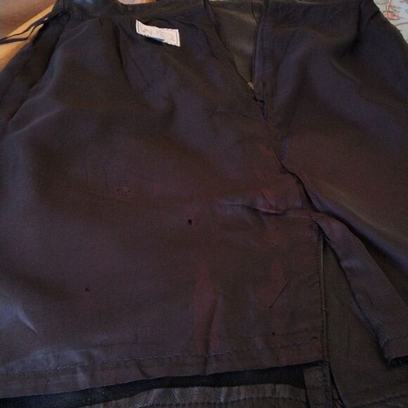 Vakko Vintage Leather Skirt - Picture 7 of 9
